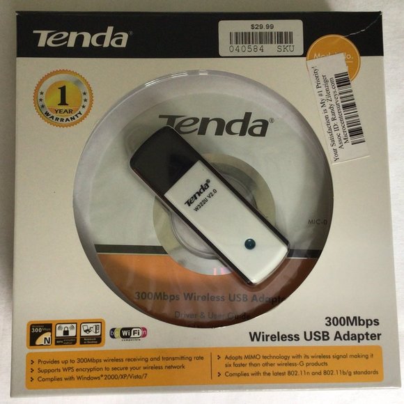 Tenda- Wireless USB Adapter - Picture 1 of 7